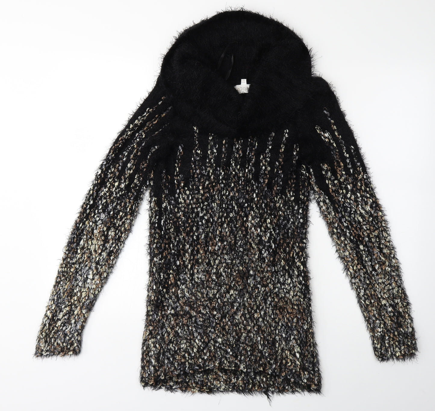 Apricot Womens Black  Knit Pullover Jumper Size 10