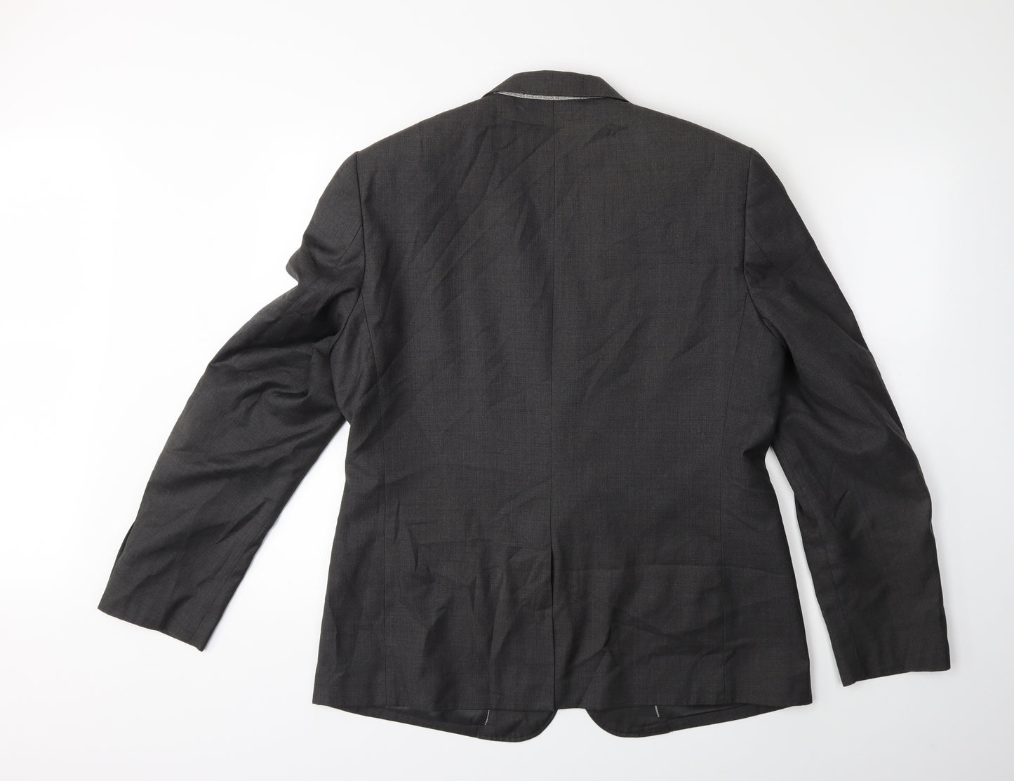 Preworn Mens Grey   Jacket Suit Jacket Size 38