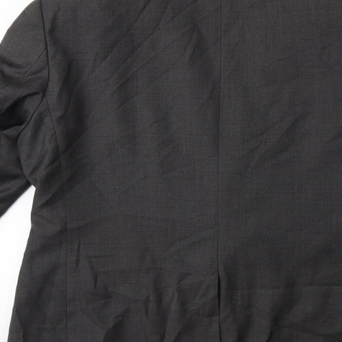 Preworn Mens Grey   Jacket Suit Jacket Size 38