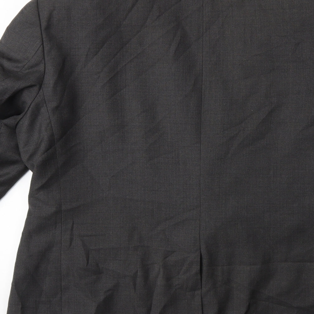 Preworn Mens Grey   Jacket Suit Jacket Size 38