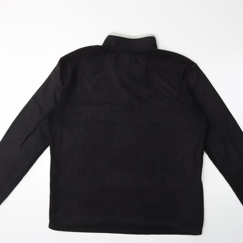 Atlas Mens Black  Fleece Jacket  Size XL
