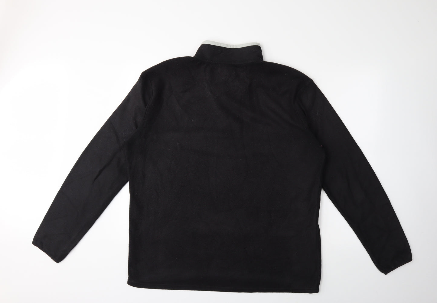 Atlas Mens Black  Fleece Jacket  Size XL