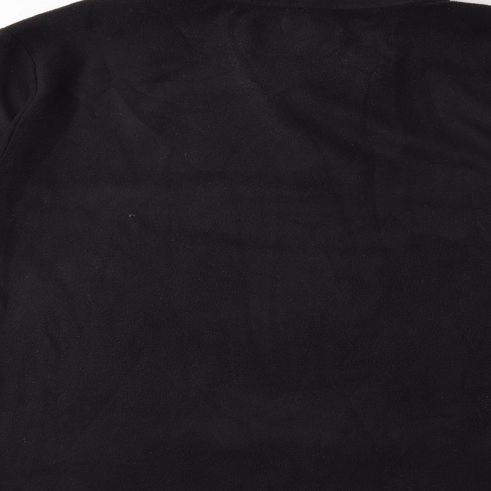 Atlas Mens Black  Fleece Jacket  Size XL