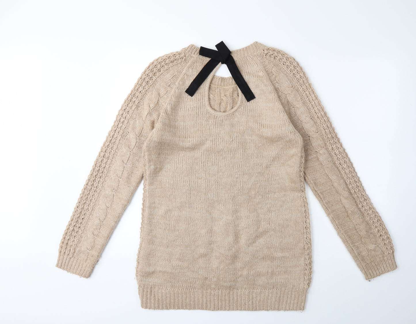 NEXT Womens Brown  Knit Pullover Jumper Size 8