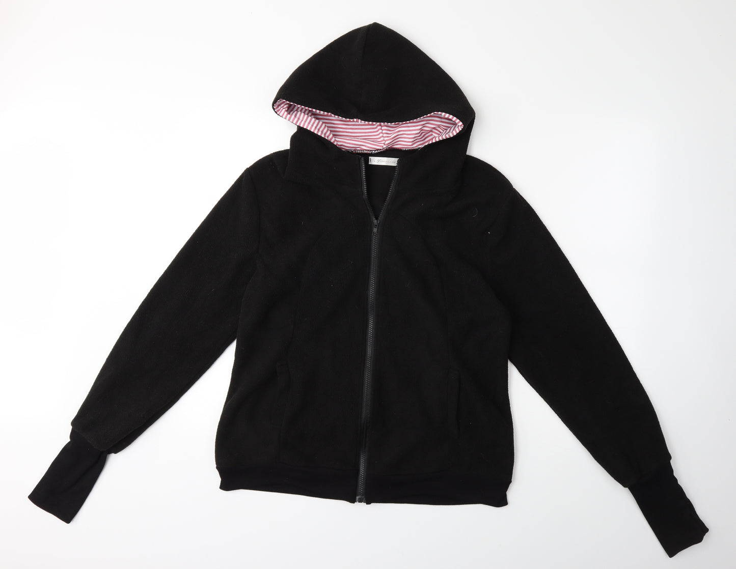 yimeixi Womens Black  Fleece Jacket  Size XL