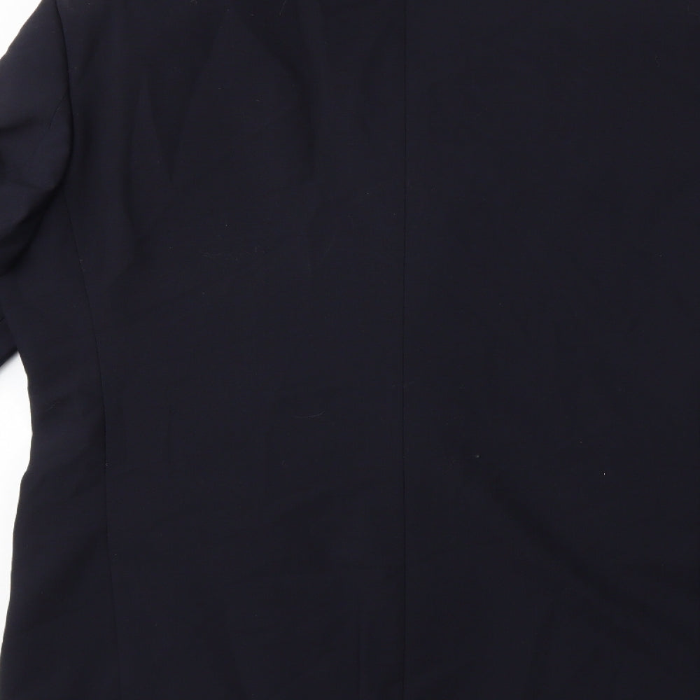 Greenwoods Mens Black   Jacket Suit Jacket Size 38