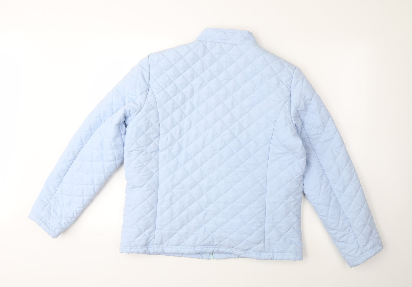 Damart Womens Blue   Quilted Coat Size 14