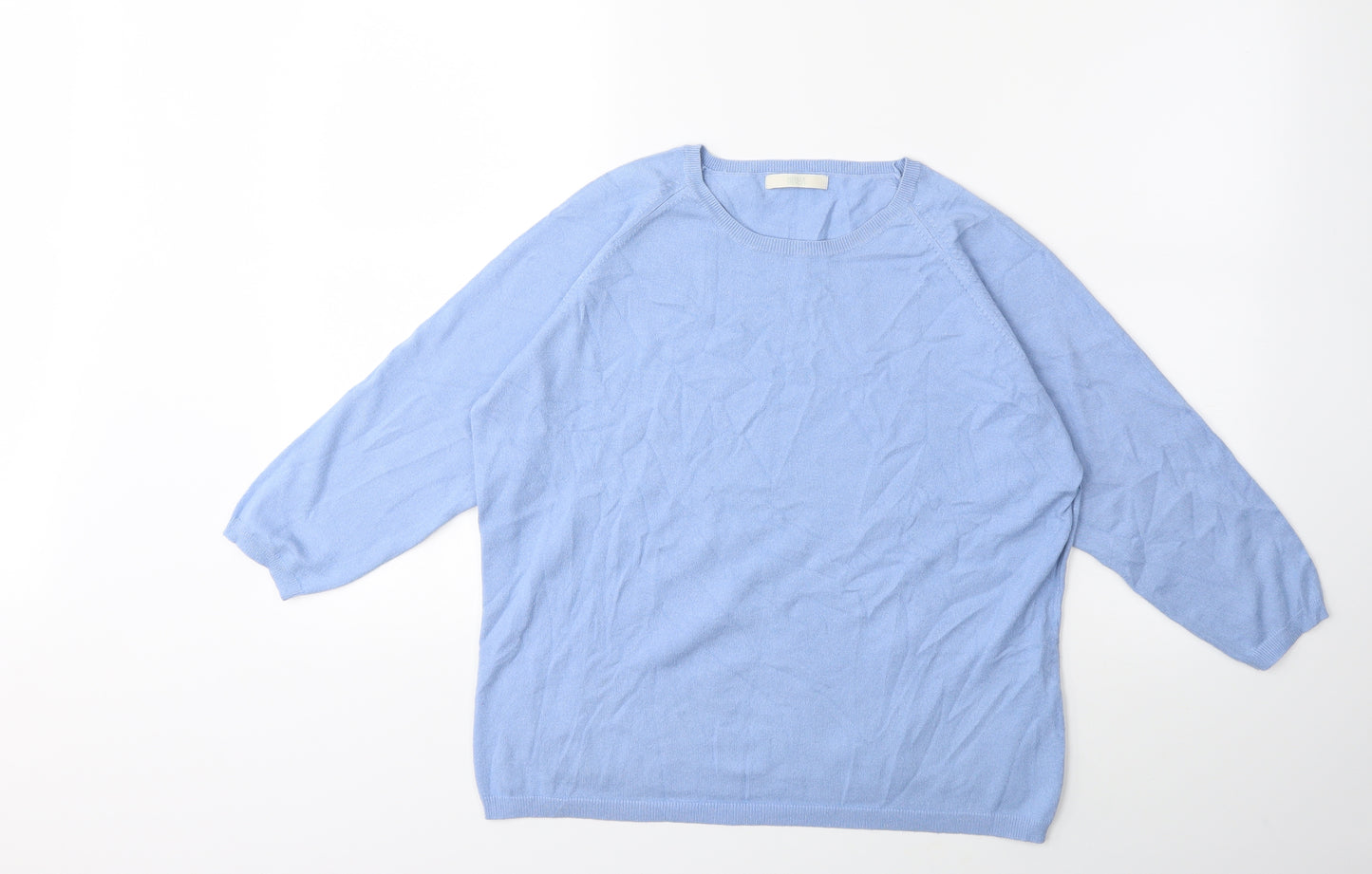 Marks and Spencer Womens Blue  Knit Pullover Jumper Size 22