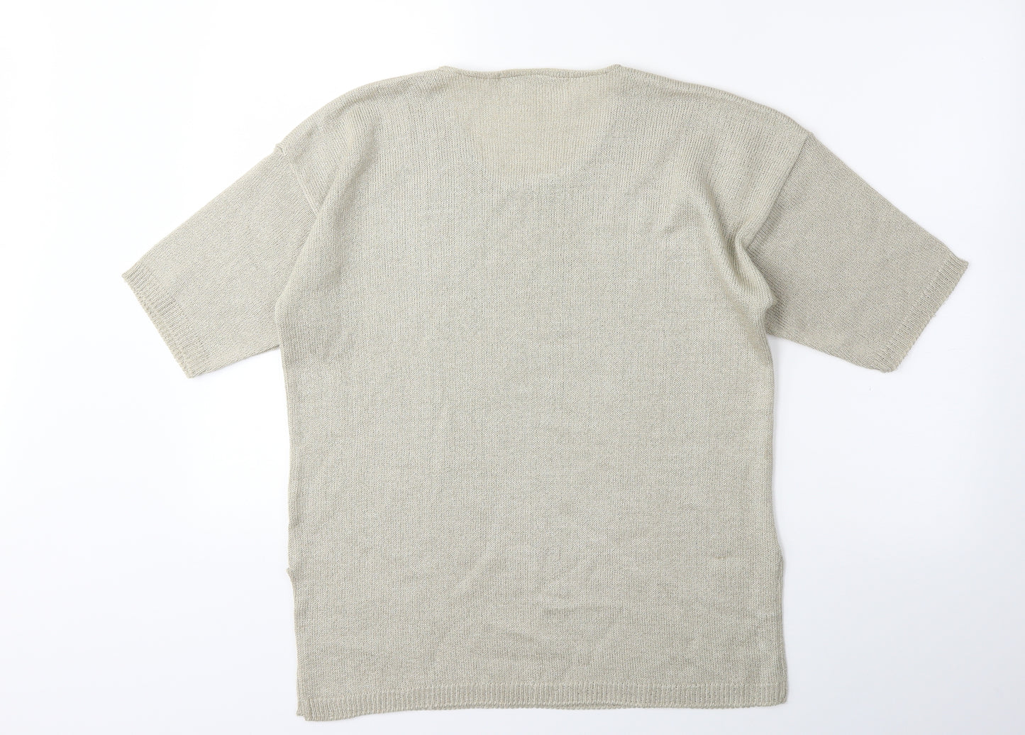 sharman Womens Beige  Knit Pullover Jumper Size 6