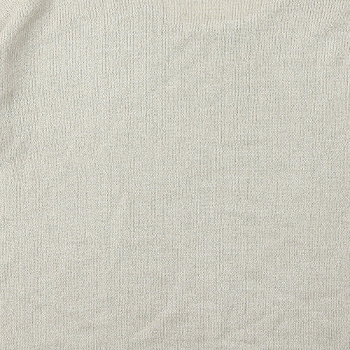 sharman Womens Beige  Knit Pullover Jumper Size 6