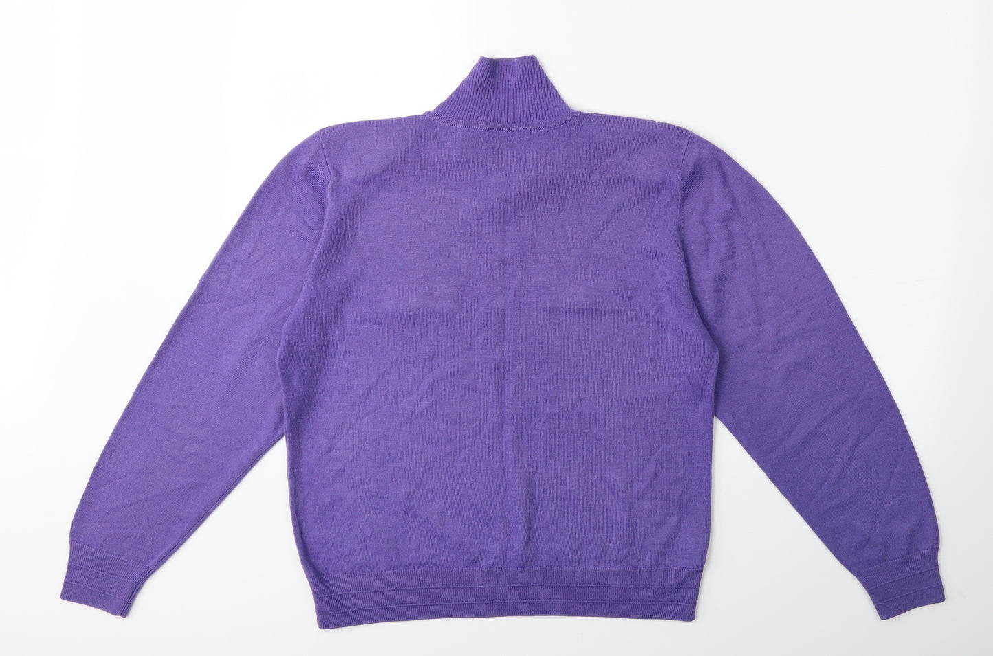 Marks and Spencer Womens Purple  Knit Pullover Jumper Size 12