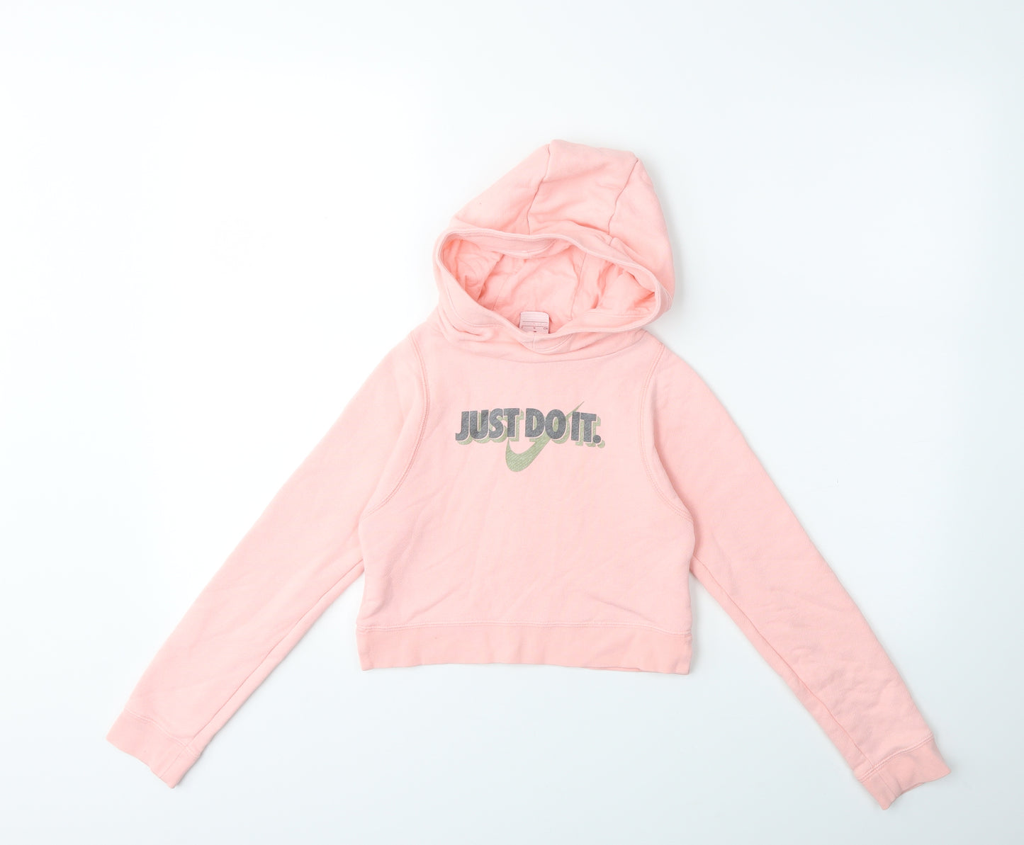 Nike Girls Pink   Pullover Hoodie Size 8 Years