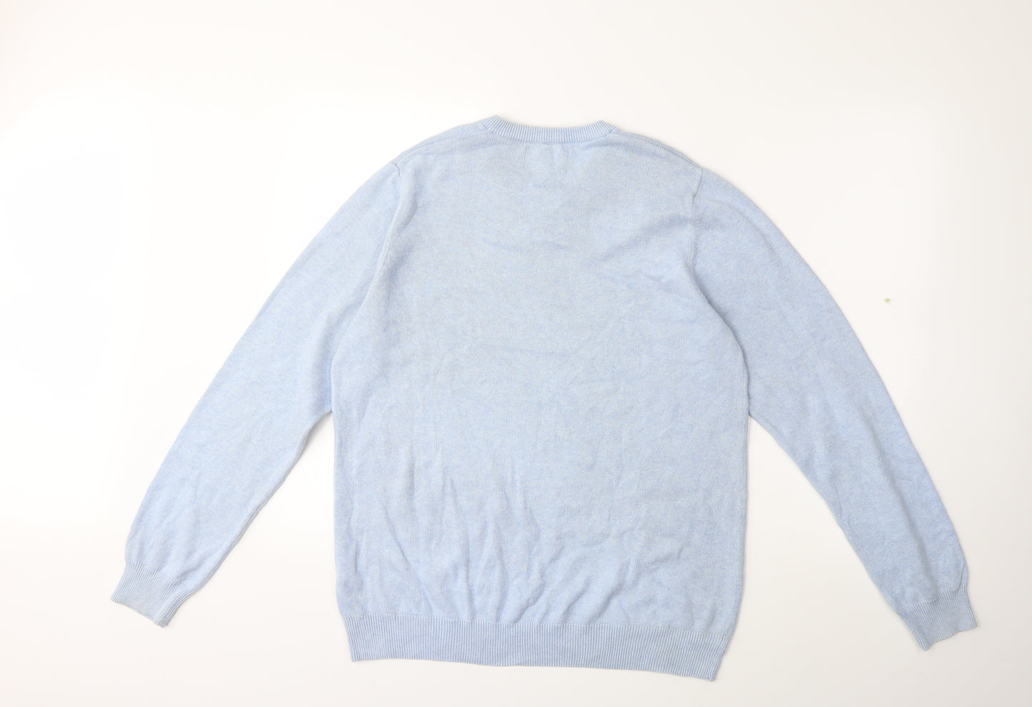 Marks and Spencer Mens Blue  Knit Pullover Jumper Size M