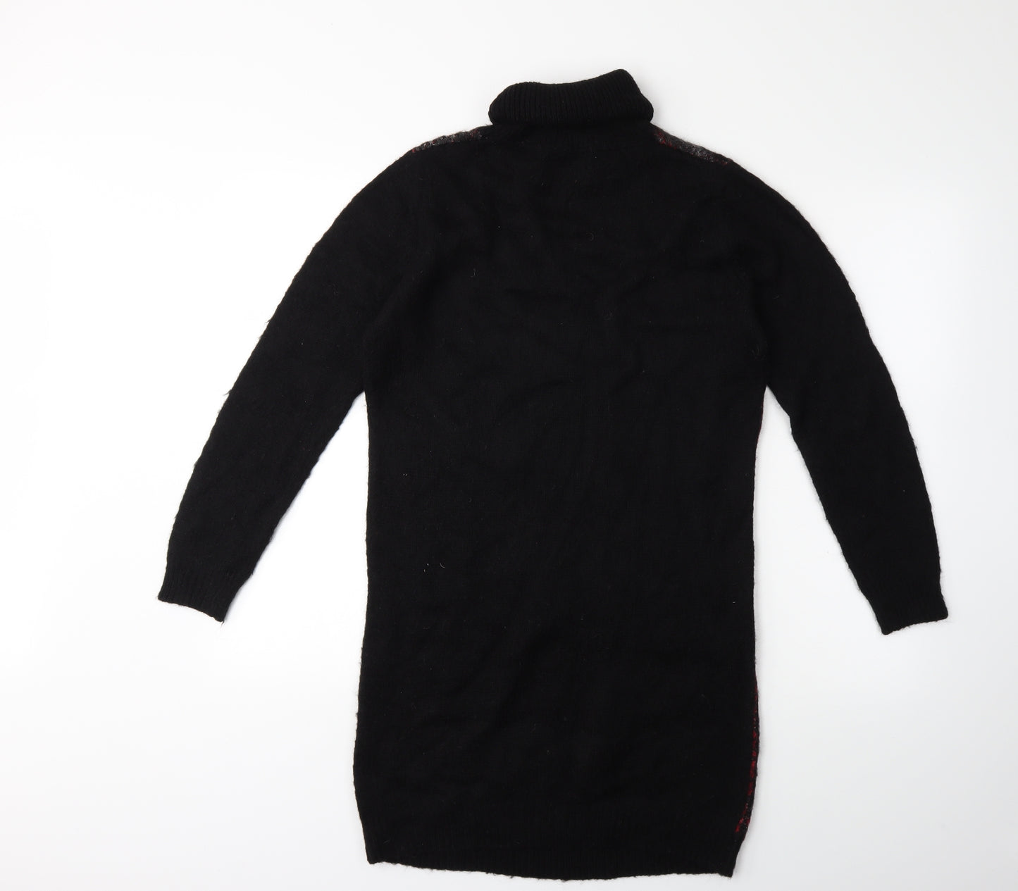 Papaya Womens Black  Knit Pullover Jumper Size M