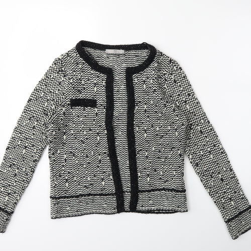 TU Womens Grey  Knit Cardigan Jumper Size 12