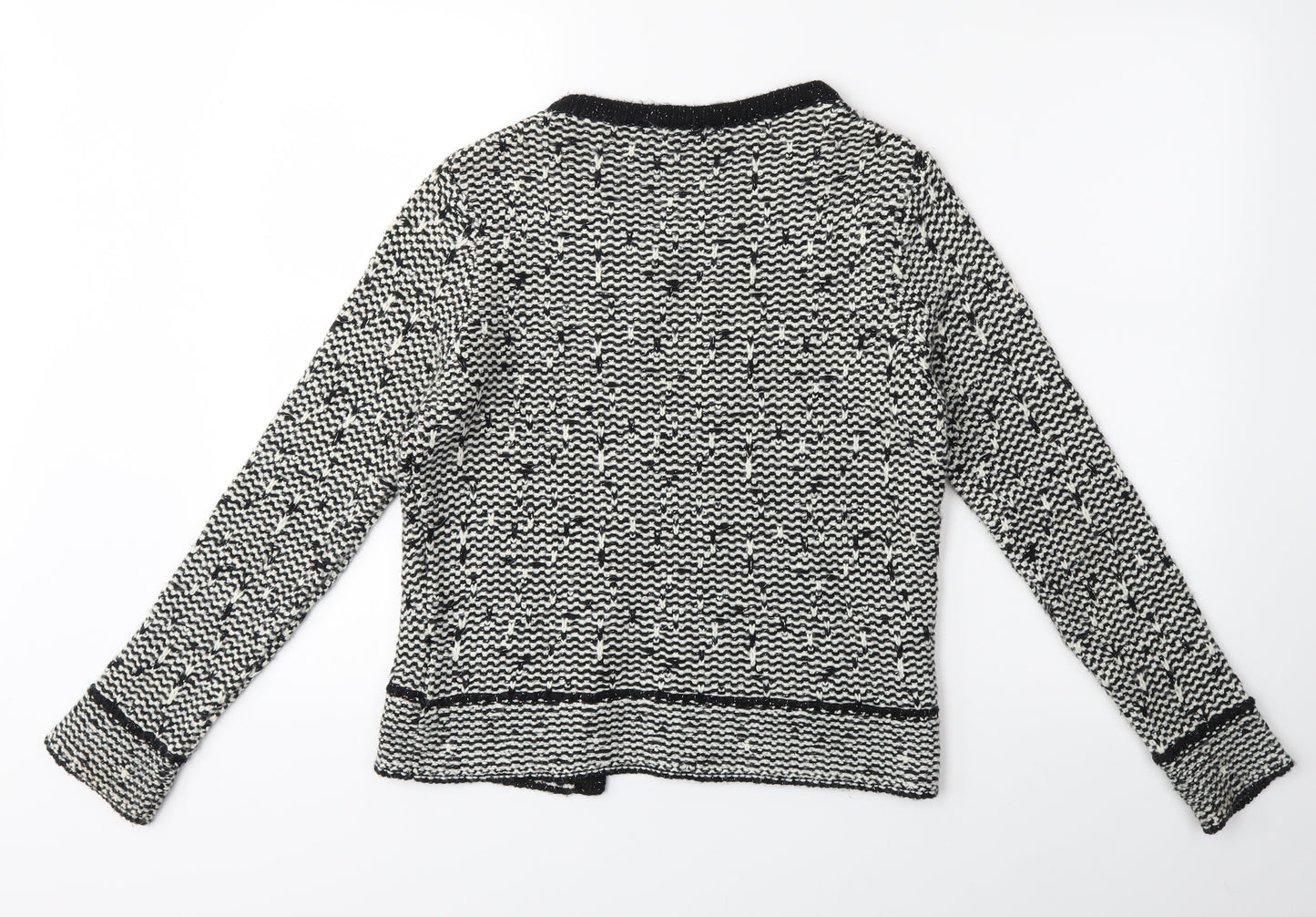 TU Womens Grey  Knit Cardigan Jumper Size 12