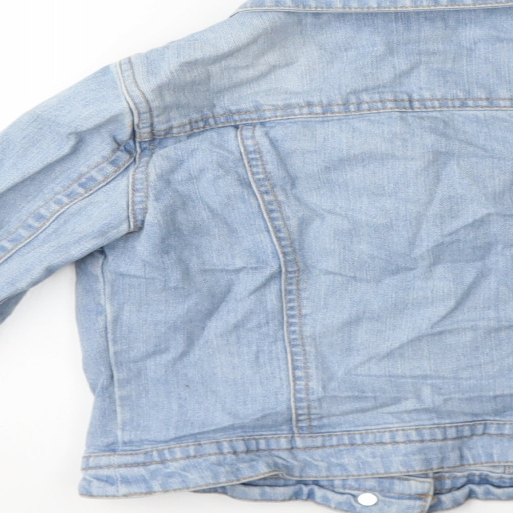 bluezoo Girls Blue  Denim Jacket  Size 9 Years