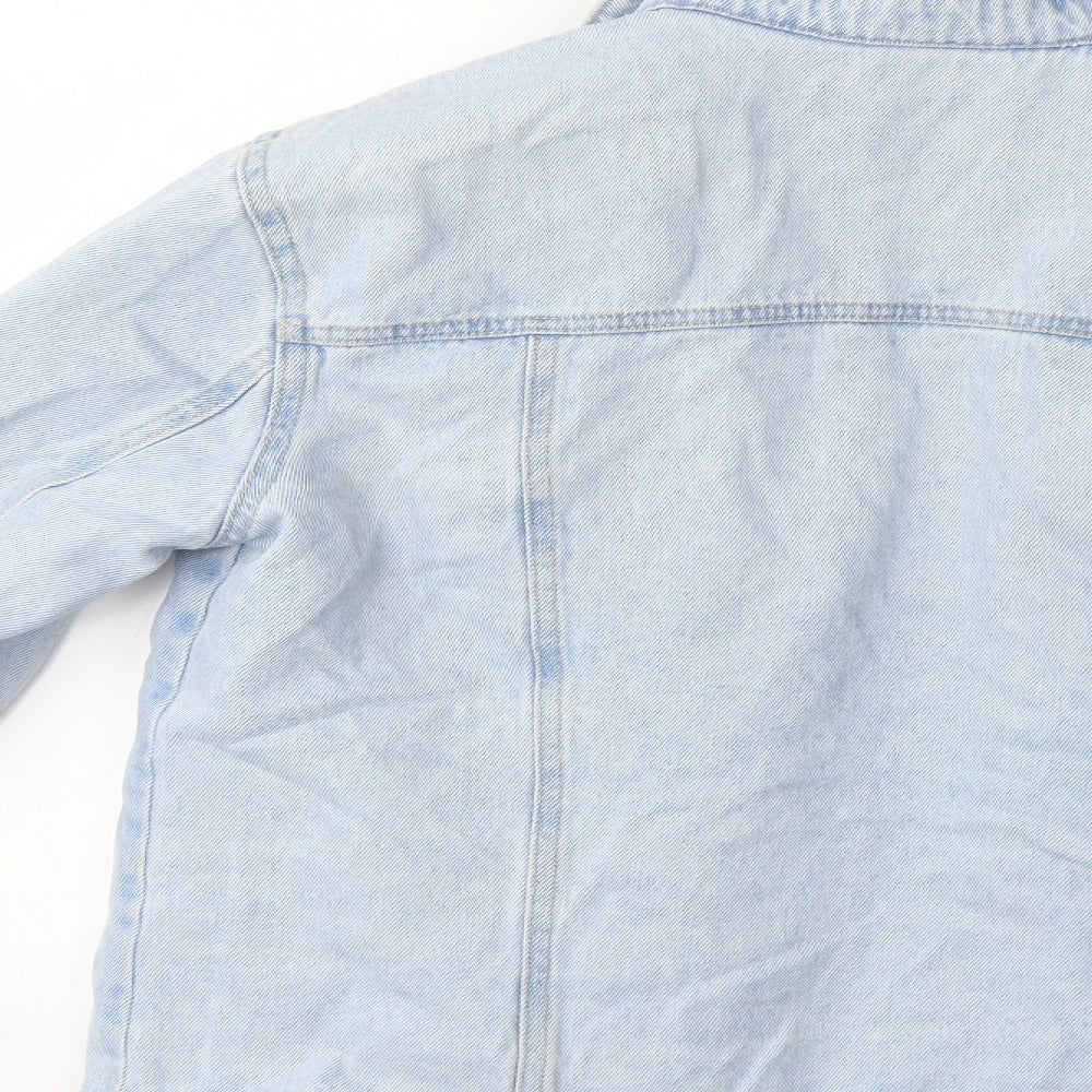 New Look Womens Blue  Denim Jacket  Size 8