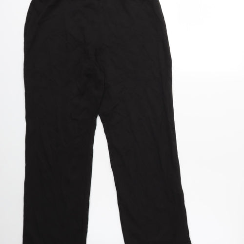 Marks and Spencer Womens Black   Trousers  Size 10 L26 in