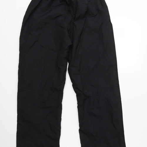 Mountain Warehouse Womens Black   Rain Trousers Trousers Size 8 L28 in