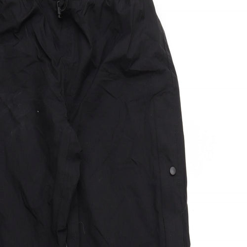 Mountain Warehouse Womens Black   Rain Trousers Trousers Size 8 L28 in