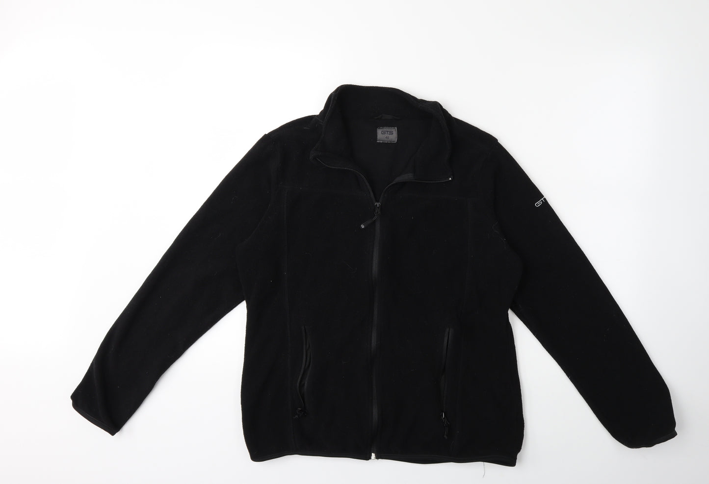 GTS Womens Black  Fleece Jacket  Size 12