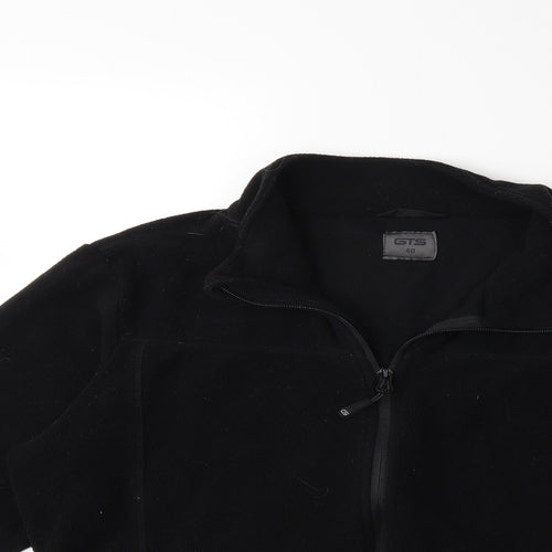 GTS Womens Black  Fleece Jacket  Size 12