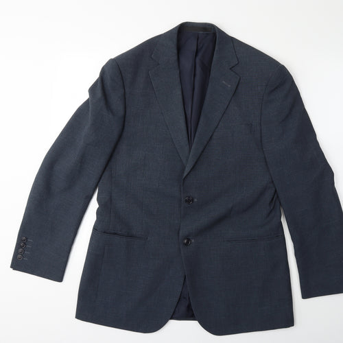 Marks and Spencer Mens Blue   Jacket Suit Jacket Size 38