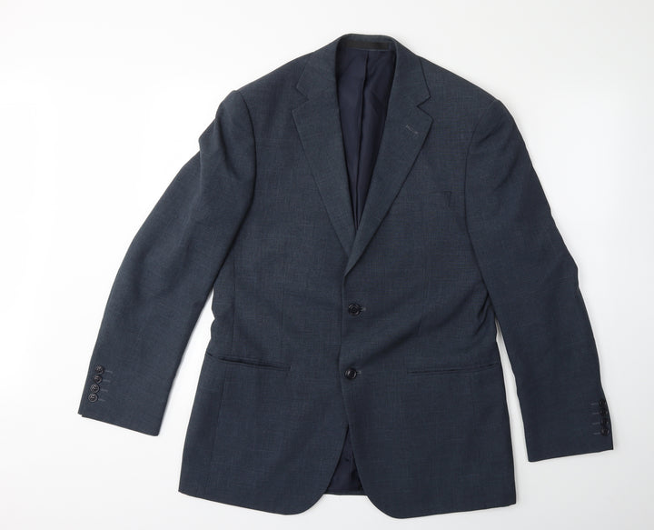 Marks and Spencer Mens Blue   Jacket Suit Jacket Size 38