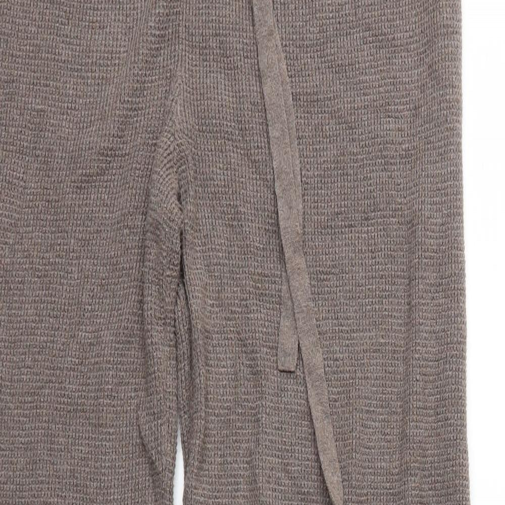 H&M Womens Brown  Knit Trousers  Size M L29 in