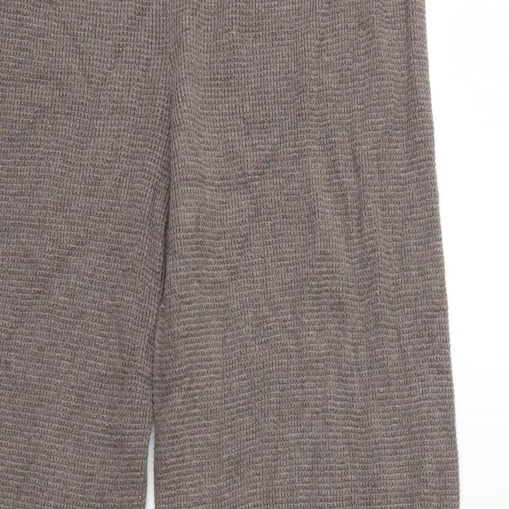 H&M Womens Brown  Knit Trousers  Size M L29 in