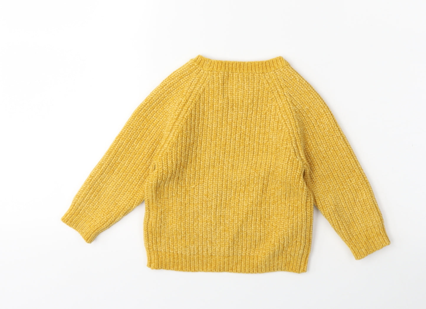 F&F Baby Yellow  Knit Pullover Jumper Size 12-18 Months
