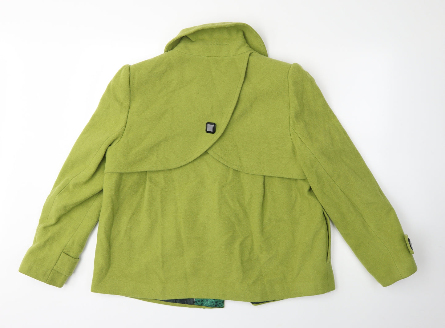 Betty Jackson Womens Green   Jacket Coat Size 18