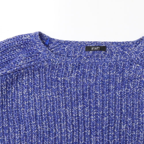 Marks and Spencer Womens Blue  Knit Pullover Jumper Size 14