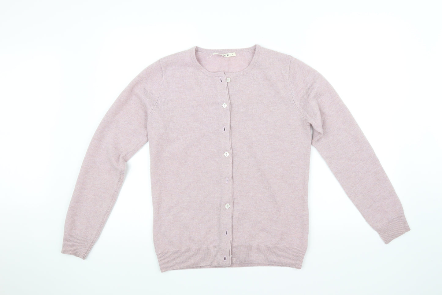 Woolovers Womens Pink   Cardigan Jumper Size S