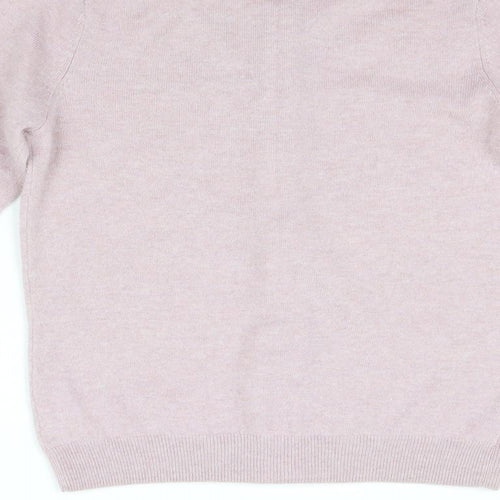 Woolovers Womens Pink   Cardigan Jumper Size S