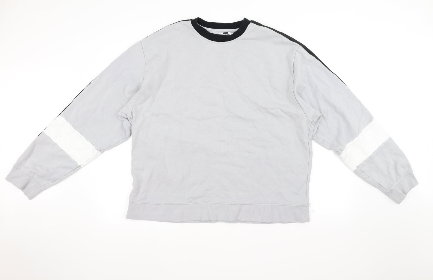 Topman Mens Grey   Pullover Jumper Size XL