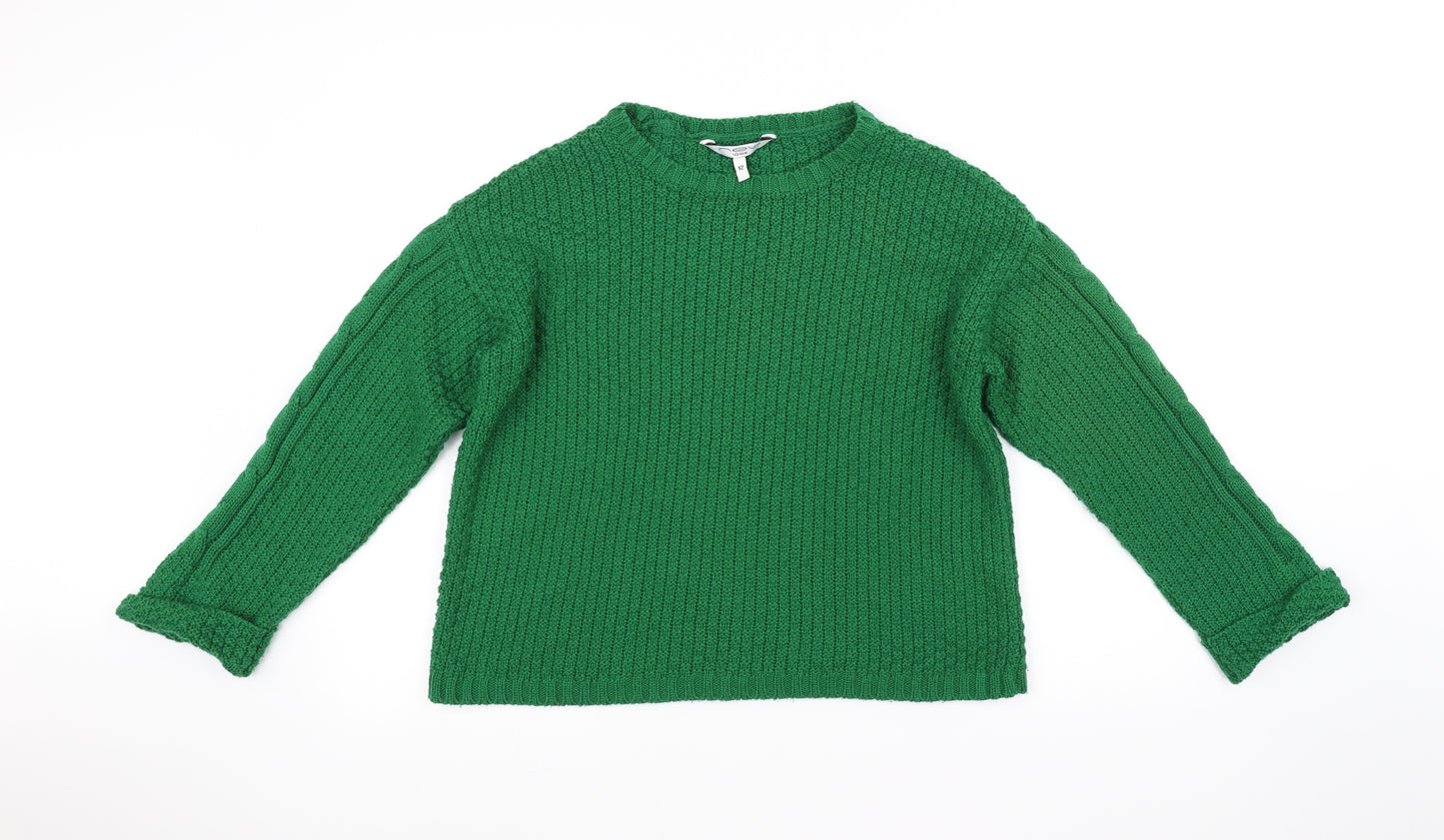 New Look Womens Green   Pullover Jumper Size 12