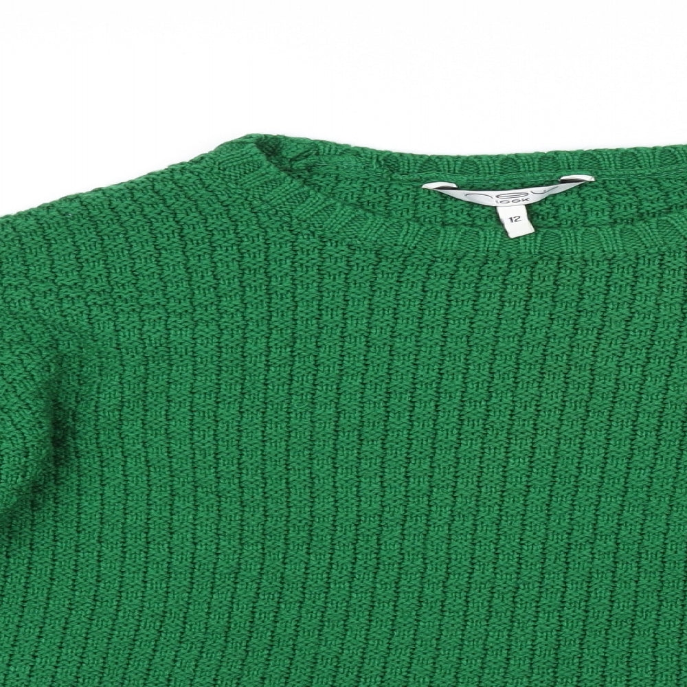 New Look Womens Green   Pullover Jumper Size 12
