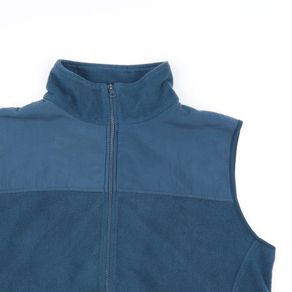 Bonmarché Womens Blue   Full Zip Jumper Size XL