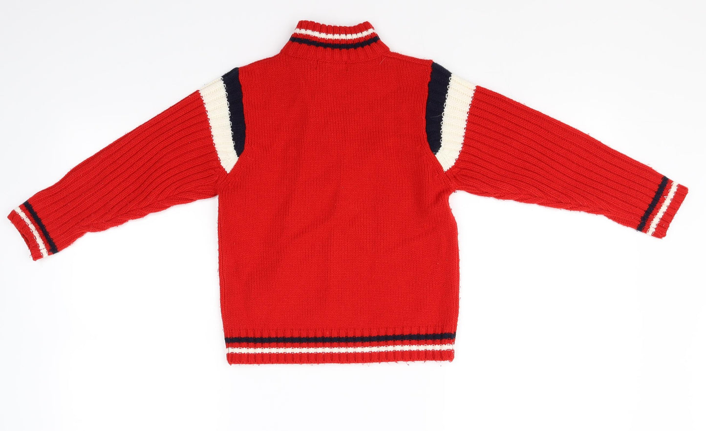 Daniel Jordan Boys Red   Pullover Jumper Size 5-6 Years