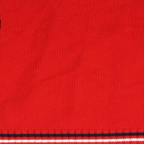 Daniel Jordan Boys Red   Pullover Jumper Size 5-6 Years