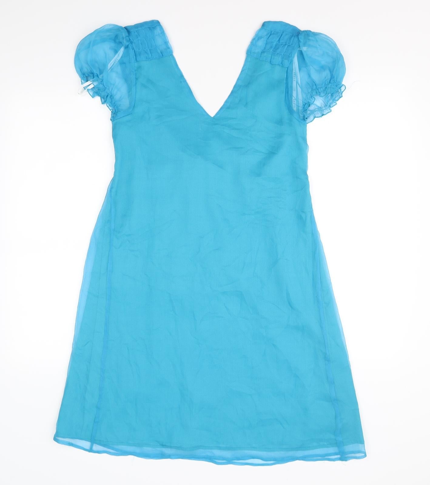 Lipsy Womens Blue   Fit & Flare  Size 10