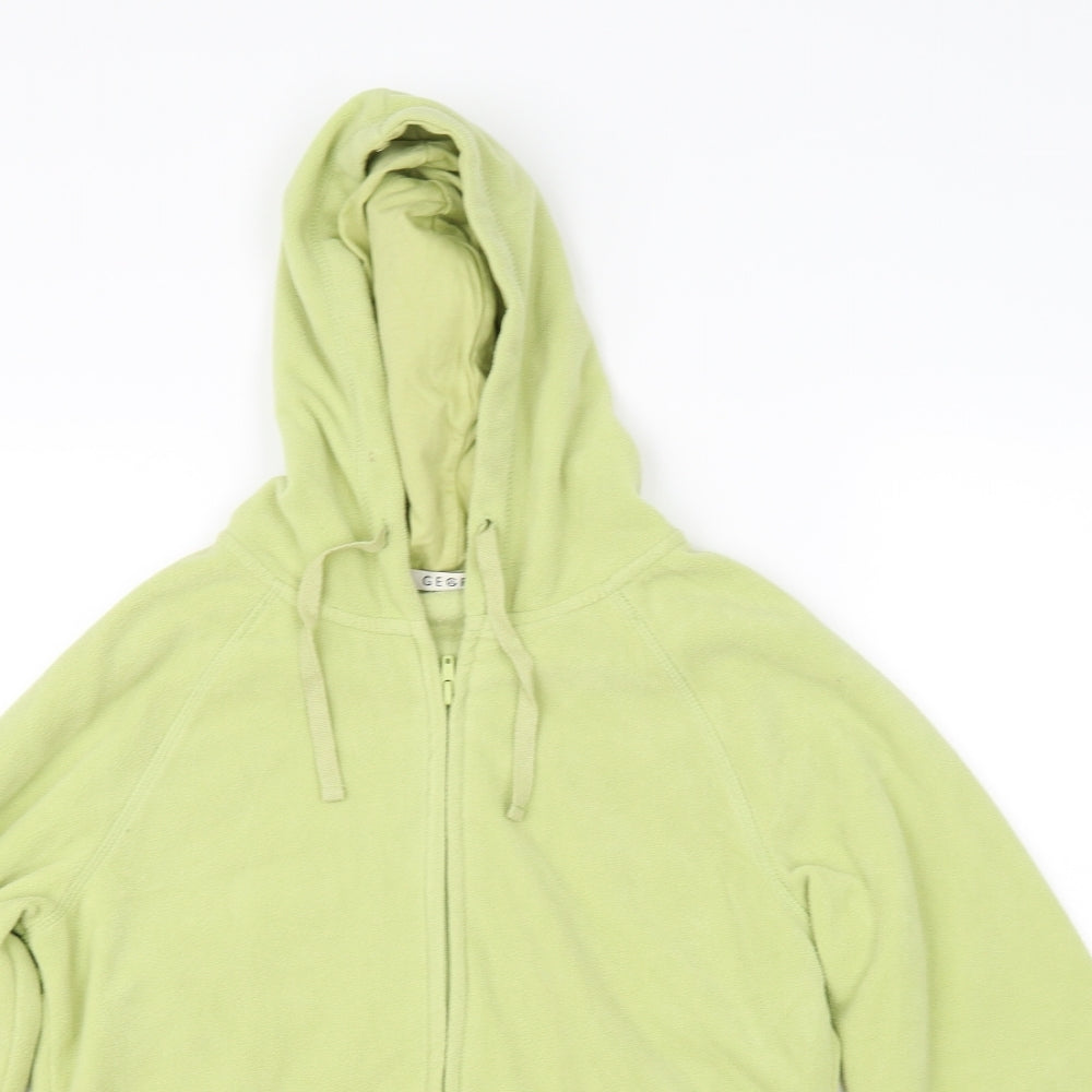 George Womens Green   Full Zip Jumper Size 8