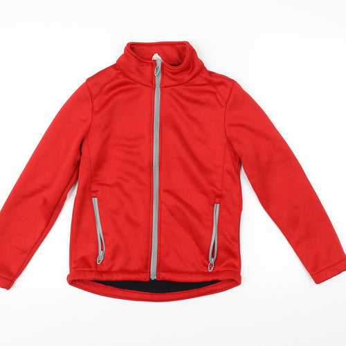 Preworn Boys Red   Jacket  Size 9-10 Years