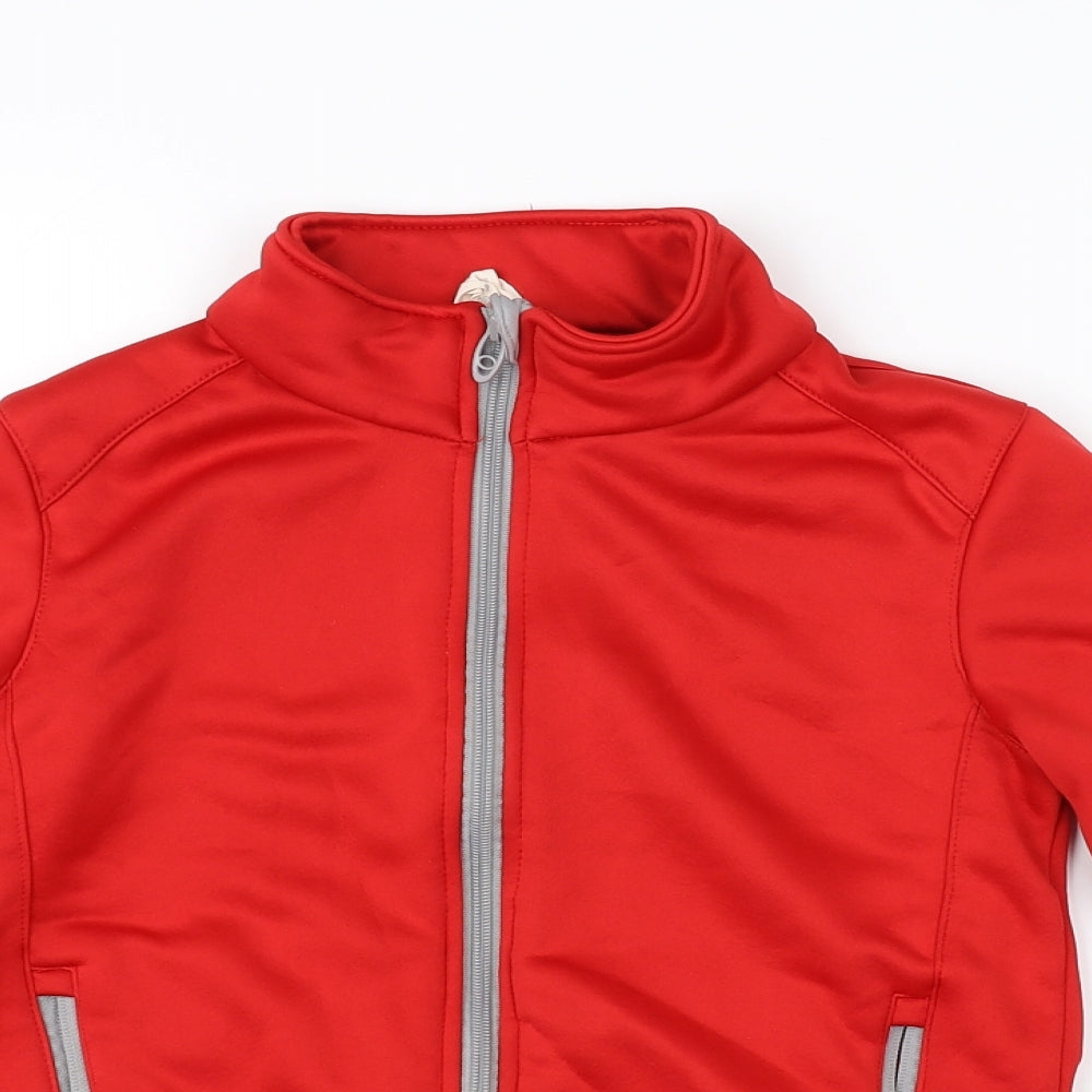 Preworn Boys Red   Jacket  Size 9-10 Years