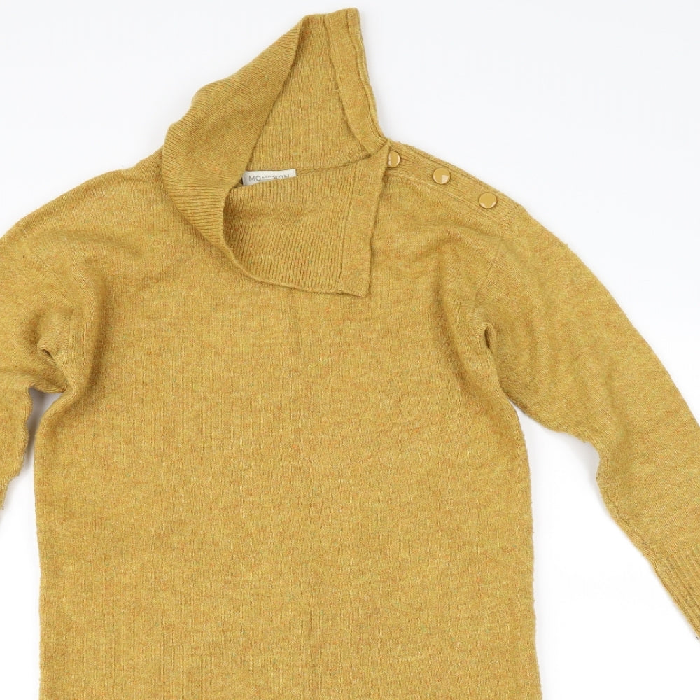 Monsoon Womens Yellow   Fit & Flare  Size S
