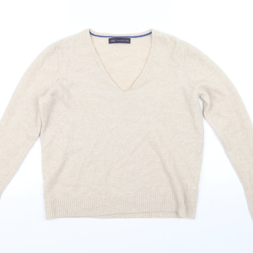 M&S Collection Womens Beige   Pullover Jumper Size 12