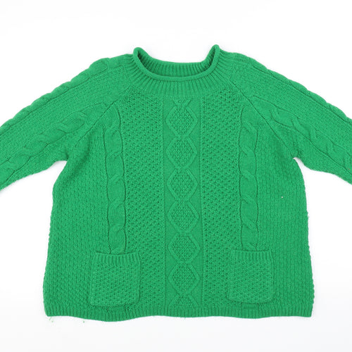 River Island Womens Green   Pullover Jumper Size 10