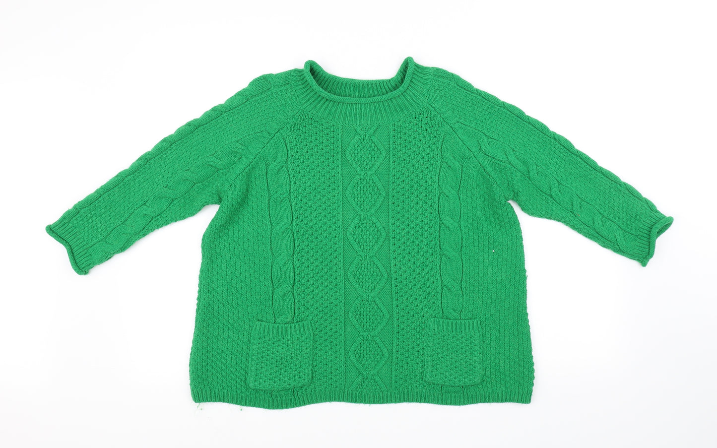 River Island Womens Green   Pullover Jumper Size 10